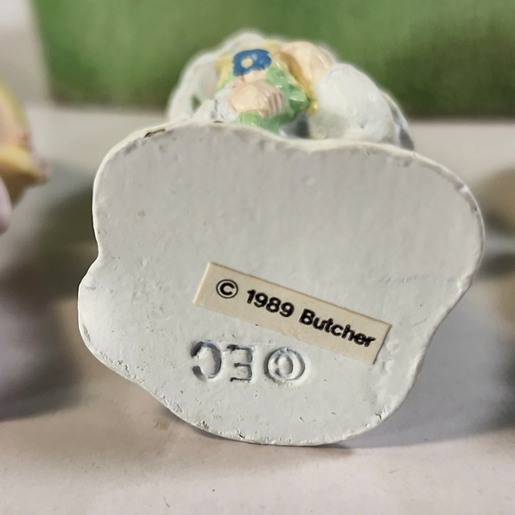 1989 Enesco Precious Moments Mini Pewter Wedding Party Set. - Picture 12 of 16